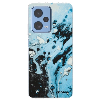 Picasee διαφανής θήκη σιλικόνης Xiaomi Redmi Note 12 Pro 5G - Organic blue