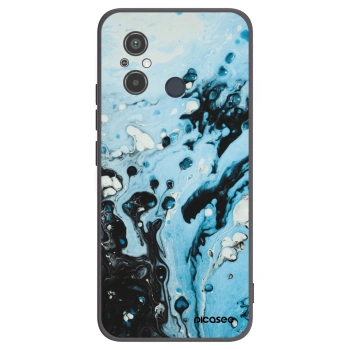 Picasee Μαύρη θήκη σιλικόνης για Xiaomi Redmi 12C - Organic blue
