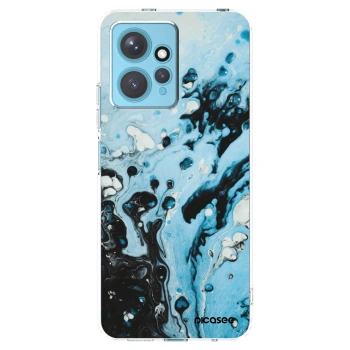 Picasee διαφανής θήκη σιλικόνης Xiaomi Redmi Note 12 4G - Organic blue