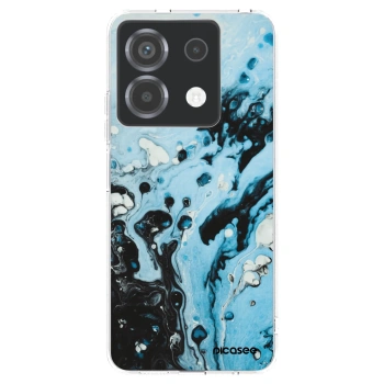 Picasee διαφανής θήκη σιλικόνης Xiaomi Poco X6 - Organic blue