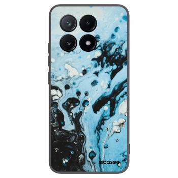 Picasee Μαύρη θήκη σιλικόνης για Xiaomi Poco X6 Pro - Organic blue