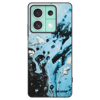 Picasee Μαύρη θήκη σιλικόνης για Xiaomi Redmi Note 13 5G - Organic blue