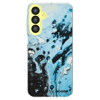Picasee διαφανής θήκη σιλικόνης Samsung Galaxy A25 A256B 5G - Organic blue