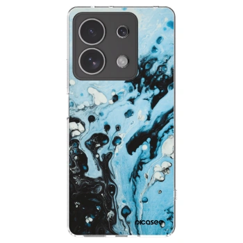 Picasee διαφανής θήκη σιλικόνης Xiaomi Redmi Note 13 4G - Organic blue
