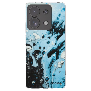 Picasee διαφανής θήκη σιλικόνης Xiaomi Redmi Note 13 Pro 4G - Organic blue