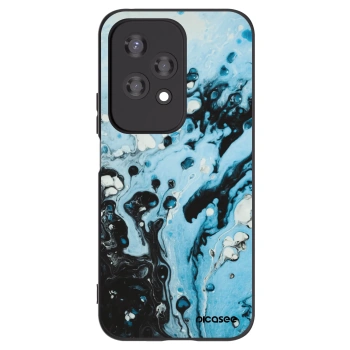 Picasee Μαύρη θήκη σιλικόνης για Honor 200 Lite - Organic blue