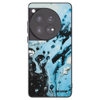 Picasee Μαύρη θήκη σιλικόνης για OnePlus 12 5G - Organic blue