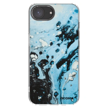 Picasee διαφανής θήκη σιλικόνης Apple iPhone 16e - Organic blue