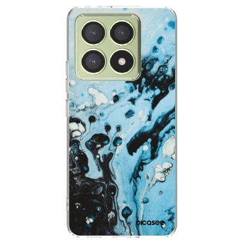 Picasee διαφανής θήκη σιλικόνης Xiaomi 14T - Organic blue