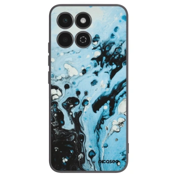 Picasee Μαύρη θήκη σιλικόνης για Honor 200 Smart 5G - Organic blue