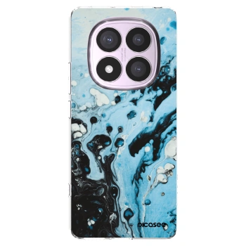 Picasee διαφανής θήκη σιλικόνης Xiaomi Redmi Note 14 Pro 4G - Organic blue