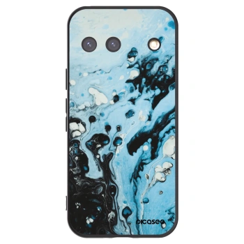 Picasee Μαύρη θήκη σιλικόνης για Google Pixel 9 - Organic blue