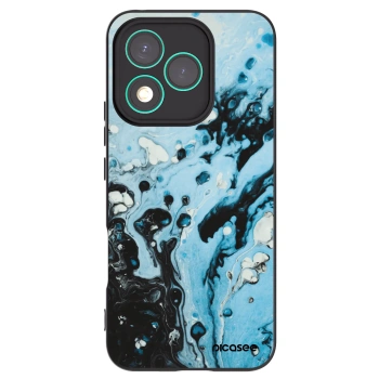 Picasee Μαύρη θήκη σιλικόνης για Honor 400 Lite 5G - Organic blue