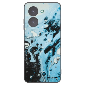 Picasee Μαύρη θήκη σιλικόνης για Xiaomi Redmi A5 - Organic blue