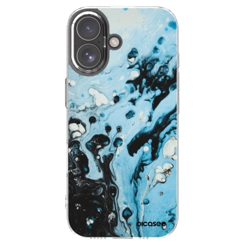 Picasee διαφανής θήκη σιλικόνης Apple iPhone 17 - Organic blue