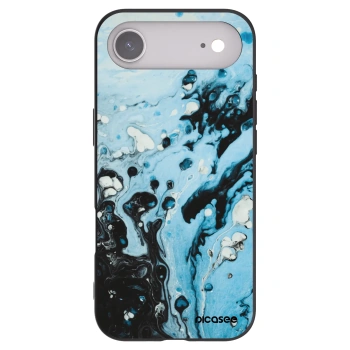 Picasee Μαύρη θήκη σιλικόνης για Apple iPhone Air - Organic blue