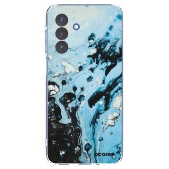 Picasee διαφανής θήκη σιλικόνης Samsung Galaxy A17 5G - Organic blue