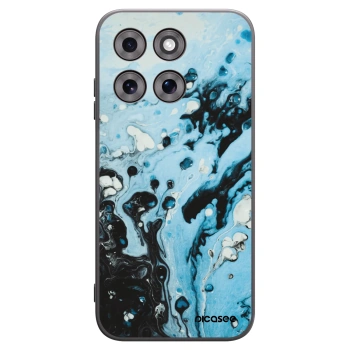 Picasee Μαύρη θήκη σιλικόνης για Motorola Moto G77 - Organic blue