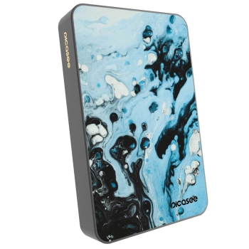 Picasee Powerbank με MagSafe 10 000 mAh Γκρί - Organic blue