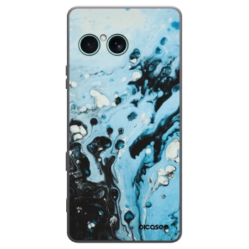 Picasee Μαύρη θήκη σιλικόνης για Sony Xperia 10 VII - Organic blue