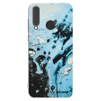 Picasee διαφανής θήκη σιλικόνης Honor 20 Lite - Organic blue