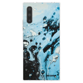 Picasee διαφανής θήκη σιλικόνης Samsung Galaxy Note 10 N970F - Organic blue