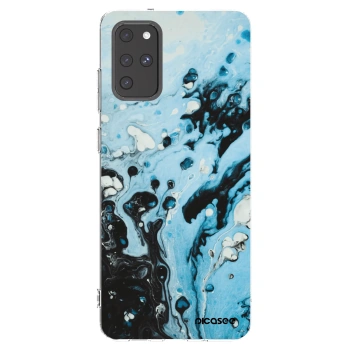 Picasee διαφανής θήκη σιλικόνης Samsung Galaxy S20+ G985F - Organic blue