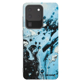 Picasee διαφανής θήκη σιλικόνης Samsung Galaxy S20 Ultra 5G G988F - Organic blue
