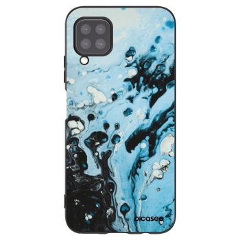 Picasee Μαύρη θήκη σιλικόνης για Huawei P40 Lite - Organic blue