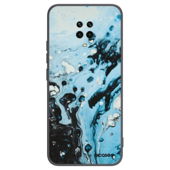 Picasee Μαύρη θήκη σιλικόνης για Xiaomi Redmi Note 9 Pro - Organic blue