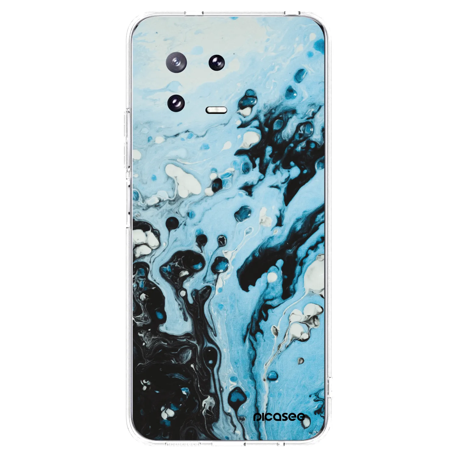 Picasee διαφανής θήκη σιλικόνης Xiaomi 13 Pro - Organic blue