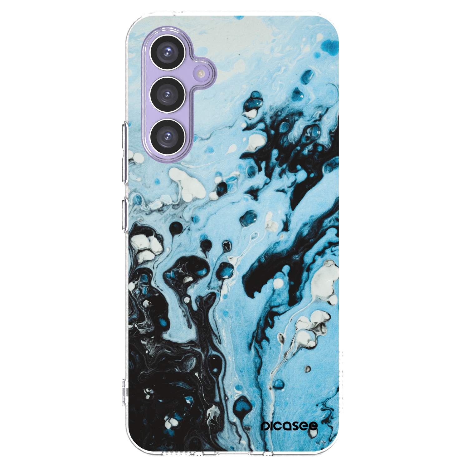 Picasee διαφανής θήκη σιλικόνης Samsung Galaxy A54 5G A546B - Organic blue