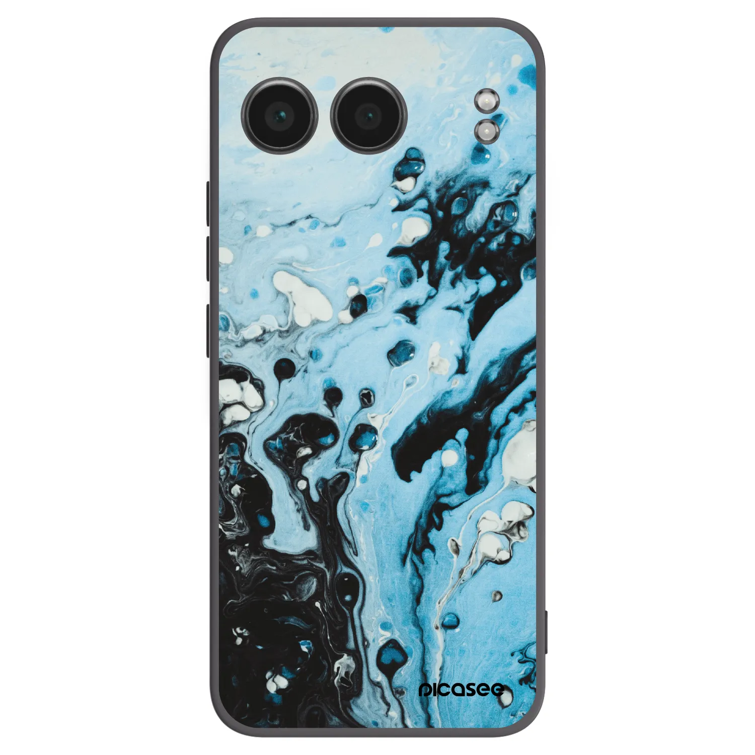 Picasee Μαύρη θήκη σιλικόνης για OnePlus Nord 4 - Organic blue