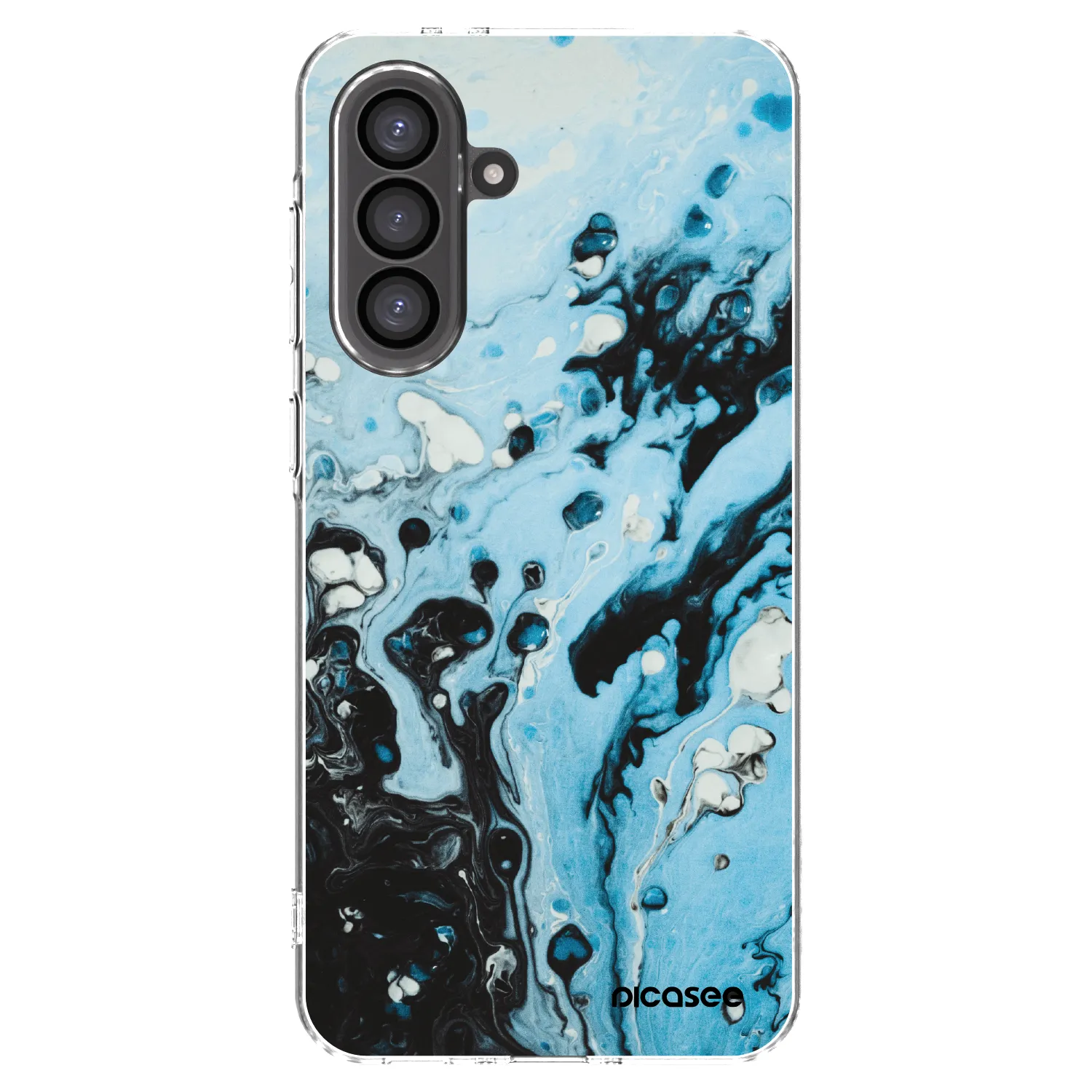 Picasee διαφανής θήκη σιλικόνης Samsung Galaxy A56 5G A566B - Organic blue