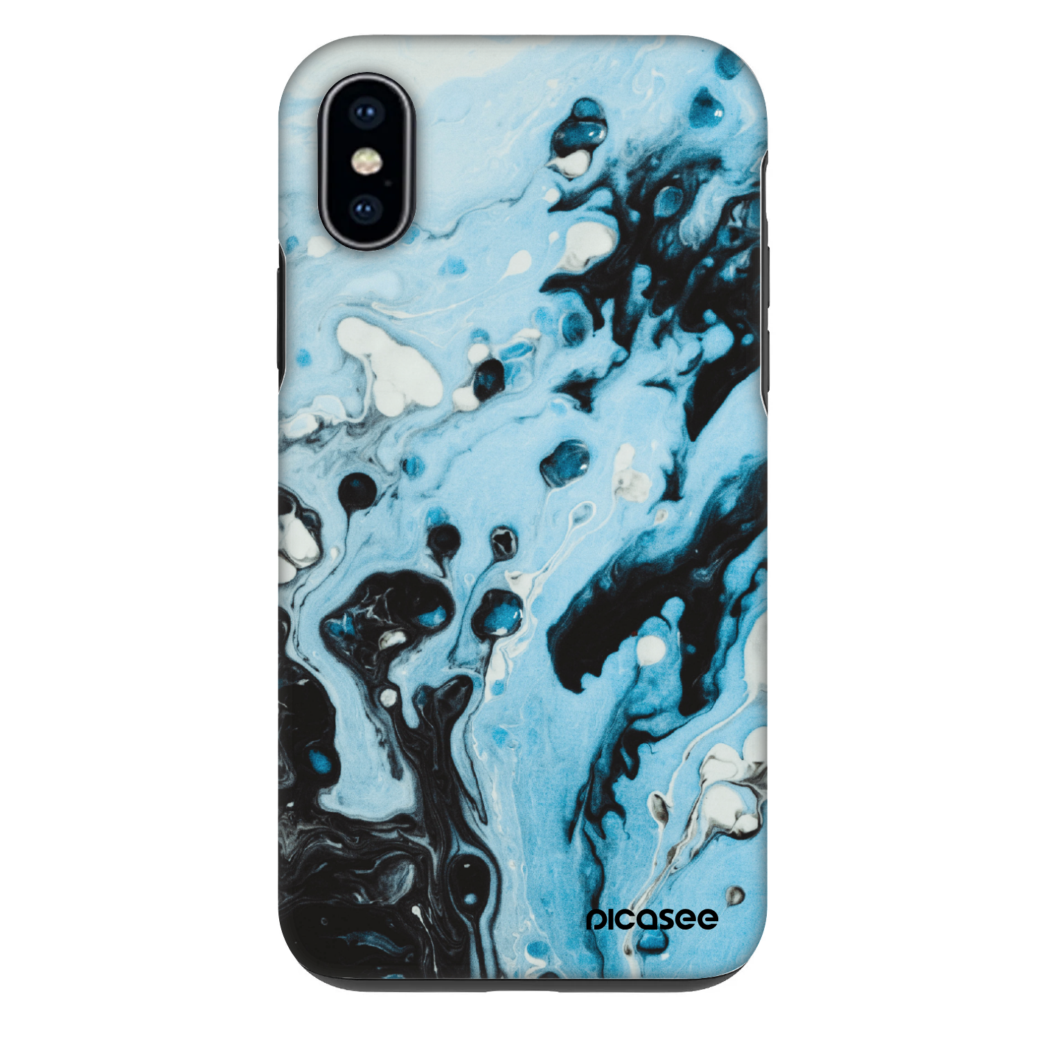 Picasee Fashion Case για Apple iPhone X/XS - Organic blue