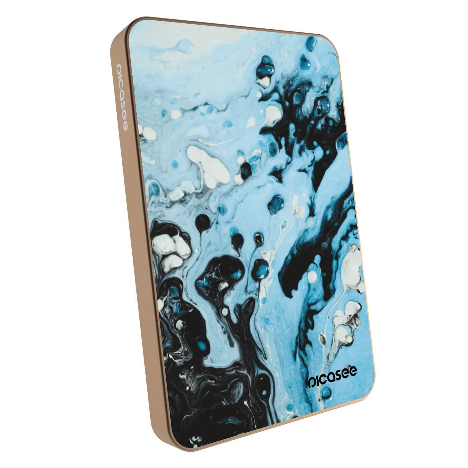 Picasee Powerbank με MagSafe 5 000 mAh Χρυσαφένιος - Organic blue