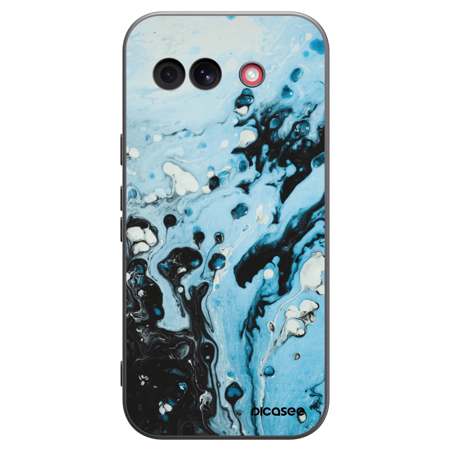 Picasee Μαύρη θήκη σιλικόνης για Google Pixel 10a - Organic blue