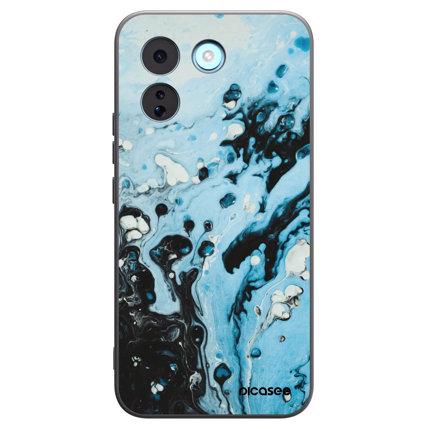 Picasee Μαύρη θήκη σιλικόνης για Xiaomi Redmi Note 17 Pro MAX 5G - Organic blue