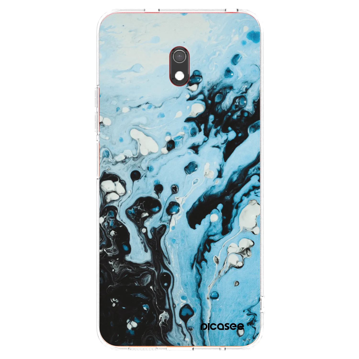 Picasee διαφανής θήκη σιλικόνης Xiaomi Redmi 8A - Organic blue