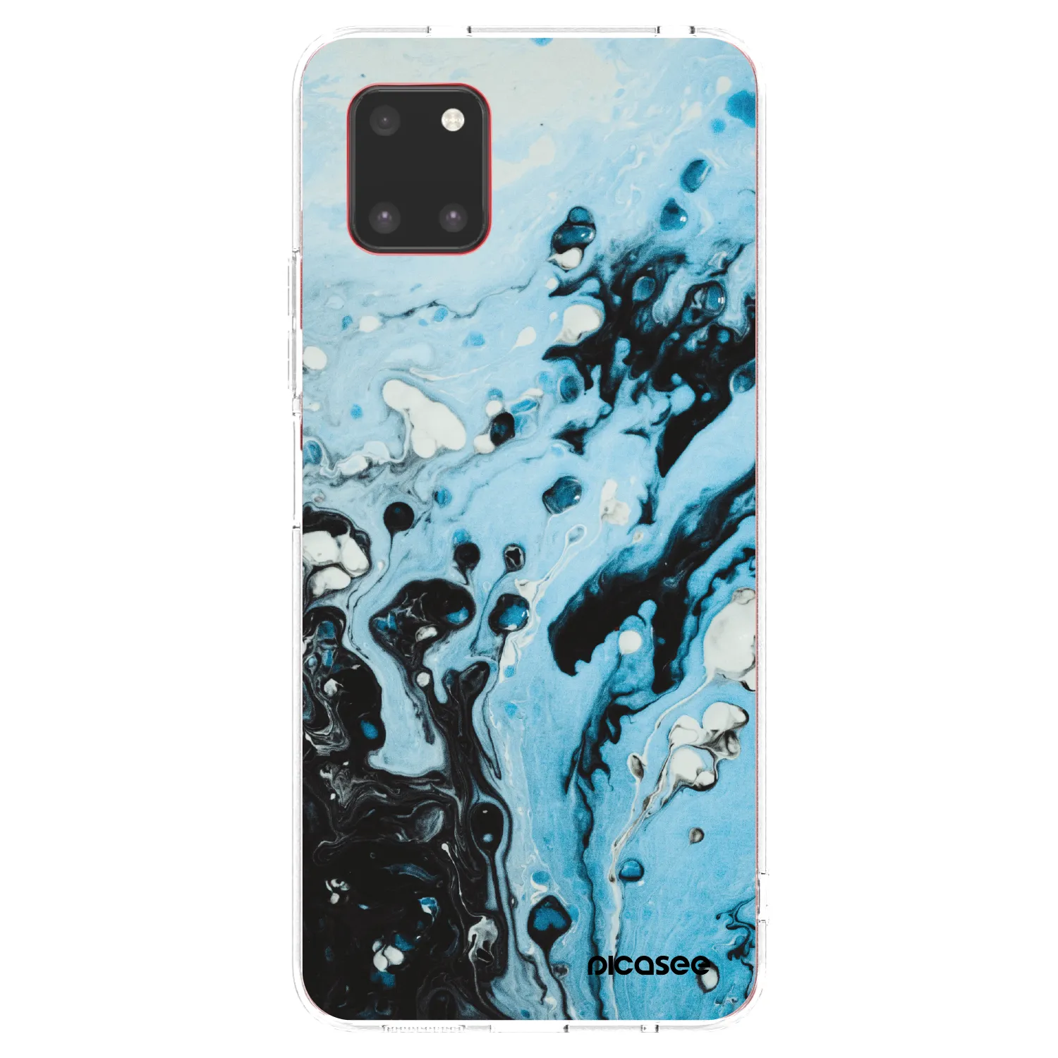 Picasee διαφανής θήκη σιλικόνης Samsung Galaxy Note 10 Lite N770F - Organic blue