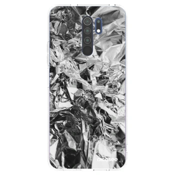 Picasee διαφανής θήκη σιλικόνης Xiaomi Redmi 9 - Chrome