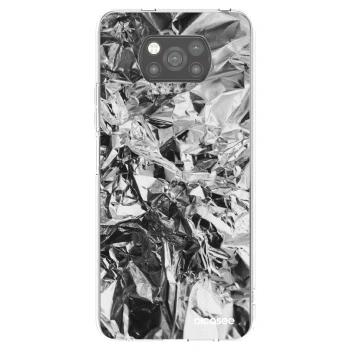 Picasee Μαύρη θήκη σιλικόνης για Xiaomi Poco X3 - Chrome