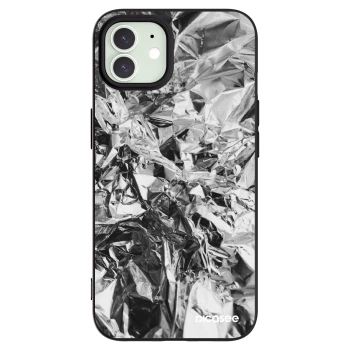 Picasee Μαύρη θήκη σιλικόνης για Apple iPhone 12 Pro - Chrome