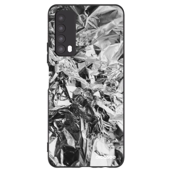 Picasee Μαύρη θήκη σιλικόνης για Huawei P Smart 2021 - Chrome
