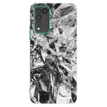 Picasee διαφανής θήκη σιλικόνης Honor 10X Lite - Chrome