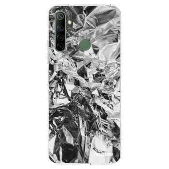 Picasee διαφανής θήκη σιλικόνης Realme 6i - Chrome