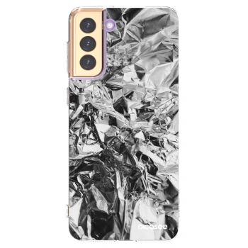 Picasee διαφανής θήκη σιλικόνης Samsung Galaxy S21+ 5G G996F - Chrome