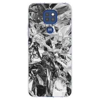 Picasee διαφανής θήκη σιλικόνης Motorola Moto G9 Play - Chrome