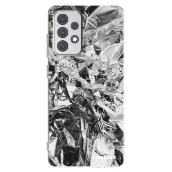 Picasee διαφανής θήκη σιλικόνης Samsung Galaxy A52 5G A525F - Chrome