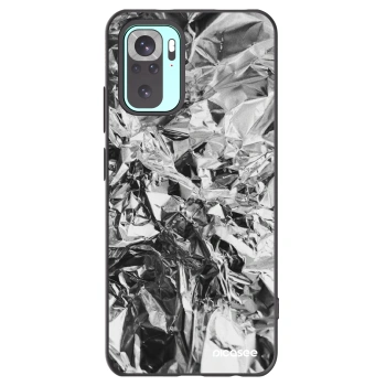 Picasee Μαύρη θήκη σιλικόνης για Xiaomi Redmi Note 10 Pro - Chrome